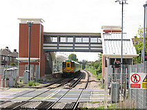 TQ2869 : Eastfields station - southbound platform by Stephen Craven