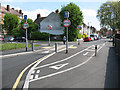 Cycle contraflow, St Mark