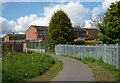 Footpath towards a housing estate