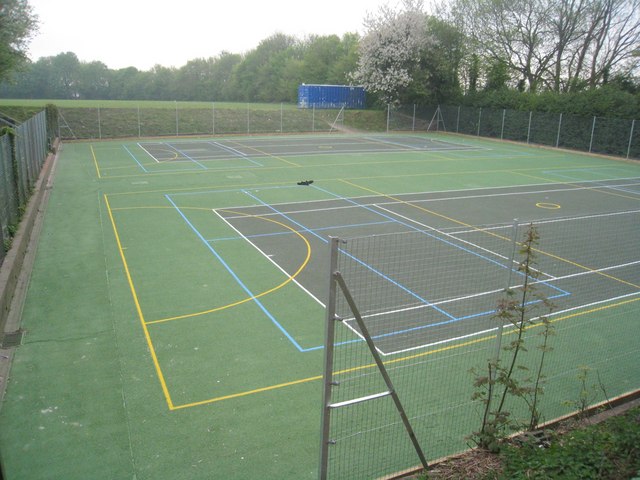Tennis courts with a makeover