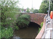 SO8376 : River Stour  - Green Street Bridge by John M