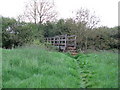 Footbridge over the North River near Nowhurst Farm