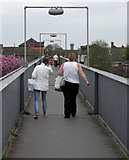 TA2709 : Market Street Footbridge over the Railway, Grimsby by David Wright