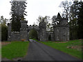 NN7946 : Gates of Taymouth Castle by Peter Moore