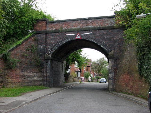 Devonshire Road: railway bridge © John Sutton :: Geograph Britain and ...