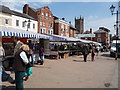 Ludlow local produce market in May