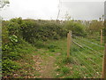 Footpath junction near Heartenoak Road