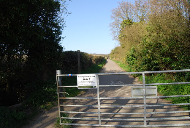 Gate 3, Hastings Country Park, Barley... © N Chadwick :: Geograph ...