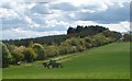 Crop spraying near Doe Hill