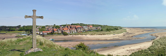 Alnmouth from Chapel Hill