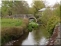 Bondleigh Bridge on the river Taw as seen from upstream