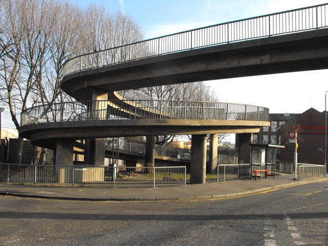 Footbridge approach, SE10