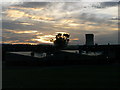 A final sunset over Tinsley cooling towers