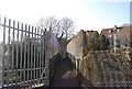 Footbridge over the railway