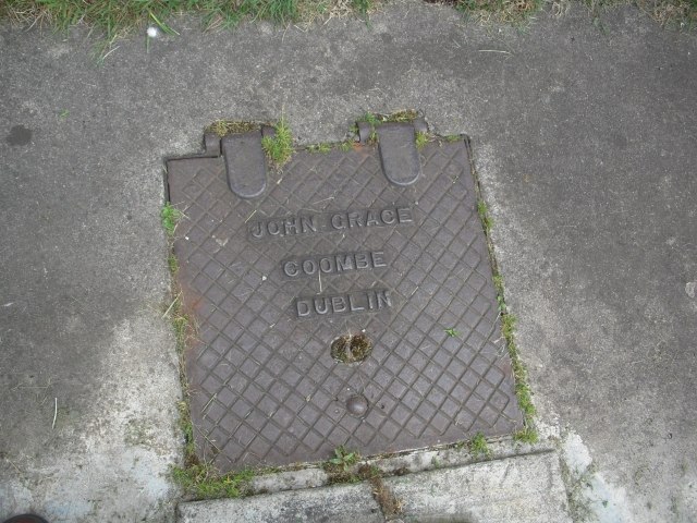 Manhole cover, Co Meath