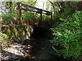 The first bridge on the River Yeo as seen from upstream