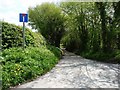 The way to Little Nuttree Bank