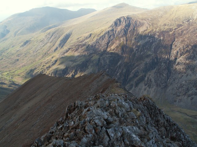 Crib Goch North Ridge C John Fielding Geograph Britain And Ireland