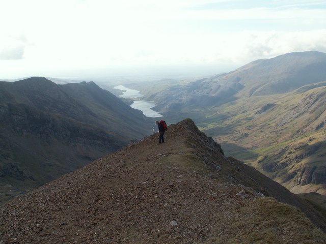 Nearing The End Of Crib Goch North Ridge C John Fielding