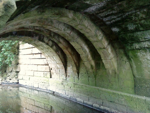 Ribbed Arches under Fountain's Bridge