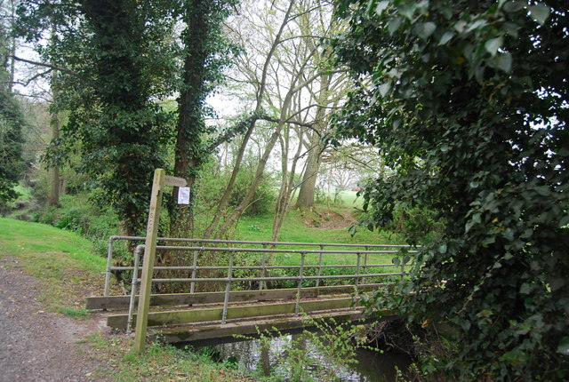 Footbridge across the River Arun