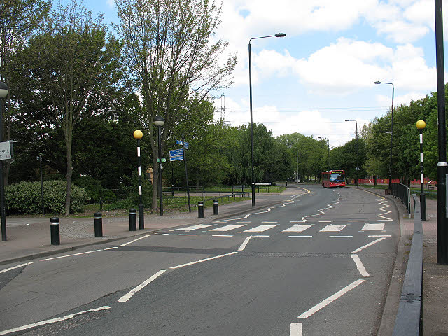 Zebra crossing on Stansfeld Road