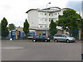 Mini-roundabout on Boundary Lane, Newham