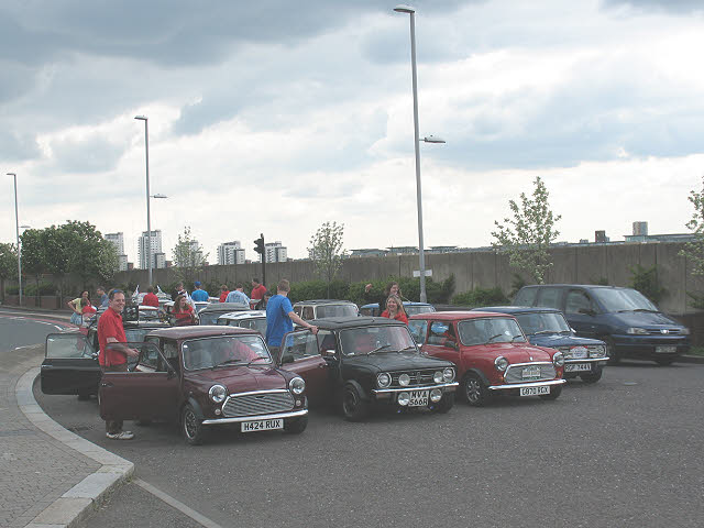 Mini rally at North Woolwich