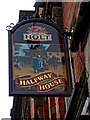 Halfway House pub sign, 435 Manchester Road