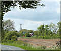 2010 : B4039 at New Town approaching Burton