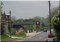 Filling station on the A281, north of Manning