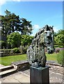 Megalith-still, Dartington Hall