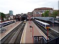 View over platforms, Marylebone Station