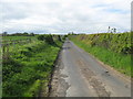 Minor road heading for Todheugh