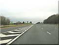 Slip road joining the motorway