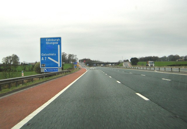 Junction 44 on the M6 © Ann Cook cc-by-sa/2.0 :: Geograph Britain and ...