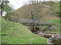 Footbridge over Spartley Burn