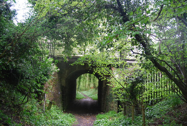 Footpath goes under the railway near... © N Chadwick cc-by-sa/2.0 ...