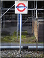 Tube sign, South Kensington Underground Station