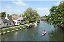 TL4559 : River Cam at Midsummer Common by Rob Noble
