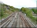 The railway east of Hallroyd Road, Todmorden