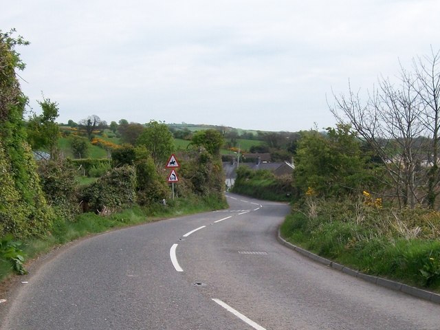Dangerous bends in the Carnacaville Road on the western approach to Maghera village