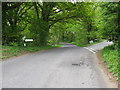 River Lane the road to Leggatt Hill