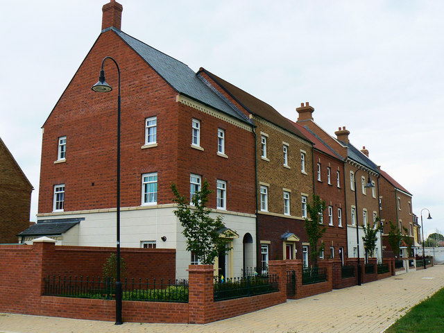 New terraced housing, East Wichel, Wichelstowe, Swindon