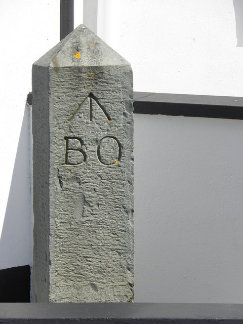 Ordnance boundary stone, Magilligan