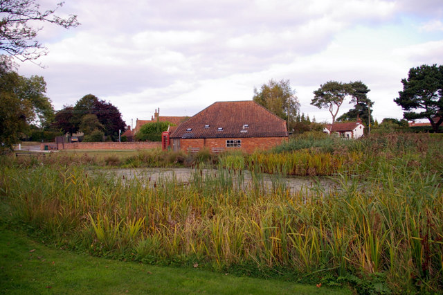 Pond and Village Hall, Edgefield, Norfolk