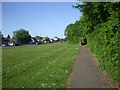 Footpath beside Port Rd East, Barry, the A4050