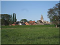 View of Holme from the Trentside meadows