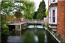 TF0645 : Weir on the River Slea - Sleaford by Mick Lobb