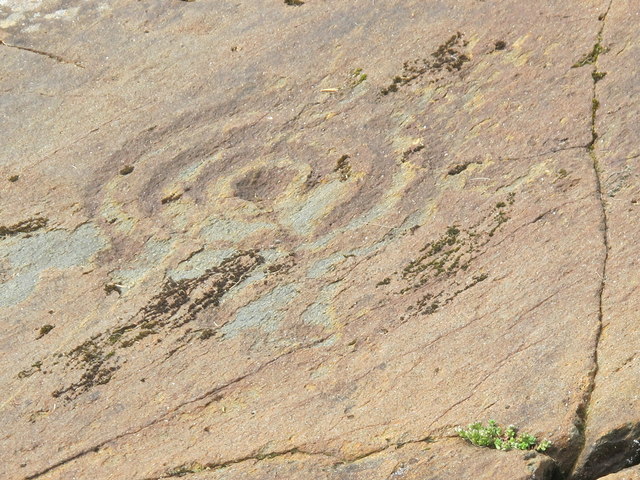 Cup And Ring Mark, Achnabreck © David Hawgood Cc-by-sa 2.0 :: Geograph 